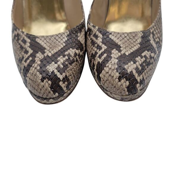 Coach Snakeskin Round Toe Pumps - Picture 4 of 12